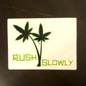 Palm sticker custom from Rush Slowly